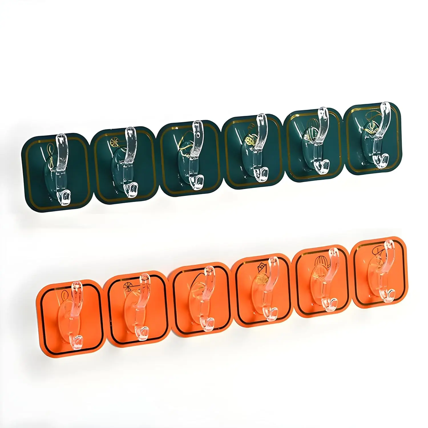 Self Adhesive Hanger Hooks, 6pcs